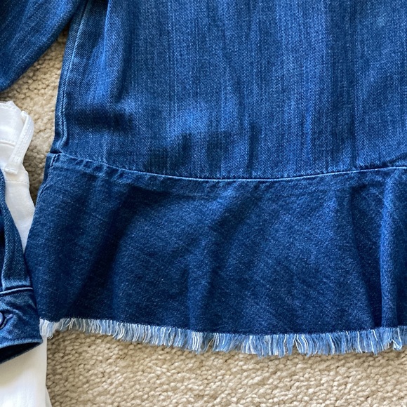 Cloth & Stone Long Sleeve Peplum Blouse - Picture 5 of 7